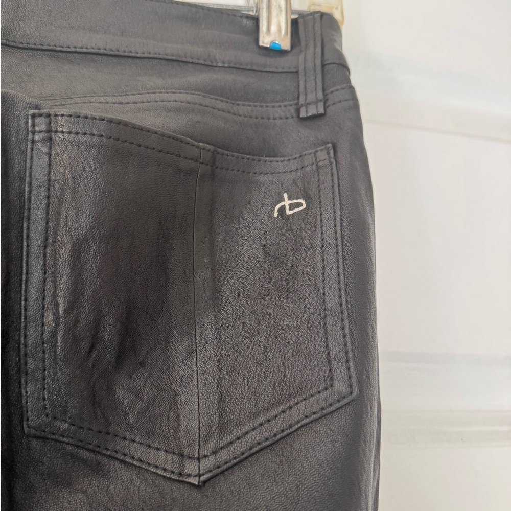 Rag & Bone Black Leather Women’s Pants